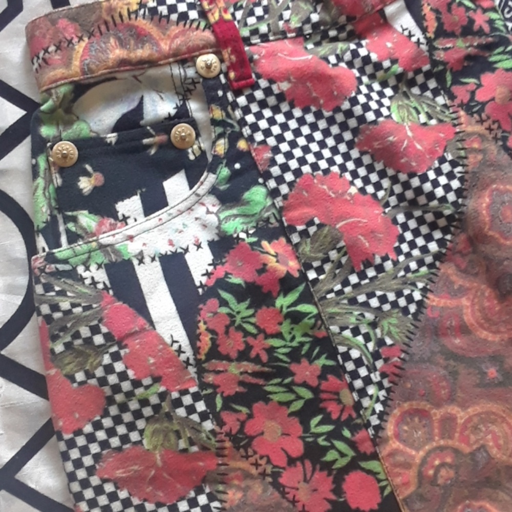 Pre Y2K, '90s vintage Moschino boho pencil skirt small - Picture 3 of 8